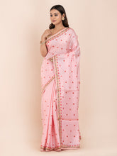KAVVYA PINK SILK SAREE